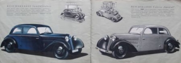 DKW Auto-Union Modelprogram 1938 Carbrochure (6329)